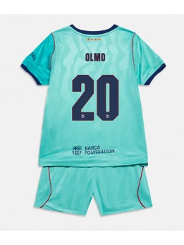Detské Futbalové oblečenie Barcelona Dani Olmo #20 2026-27 Krátky Rukáv - Tretina (+ trenírky)
